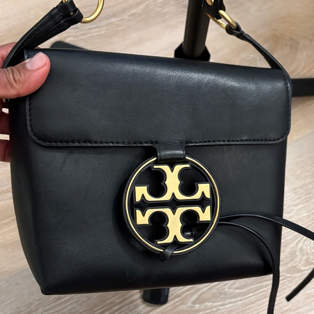 Tory Burch Black Leather Crossbody Bag